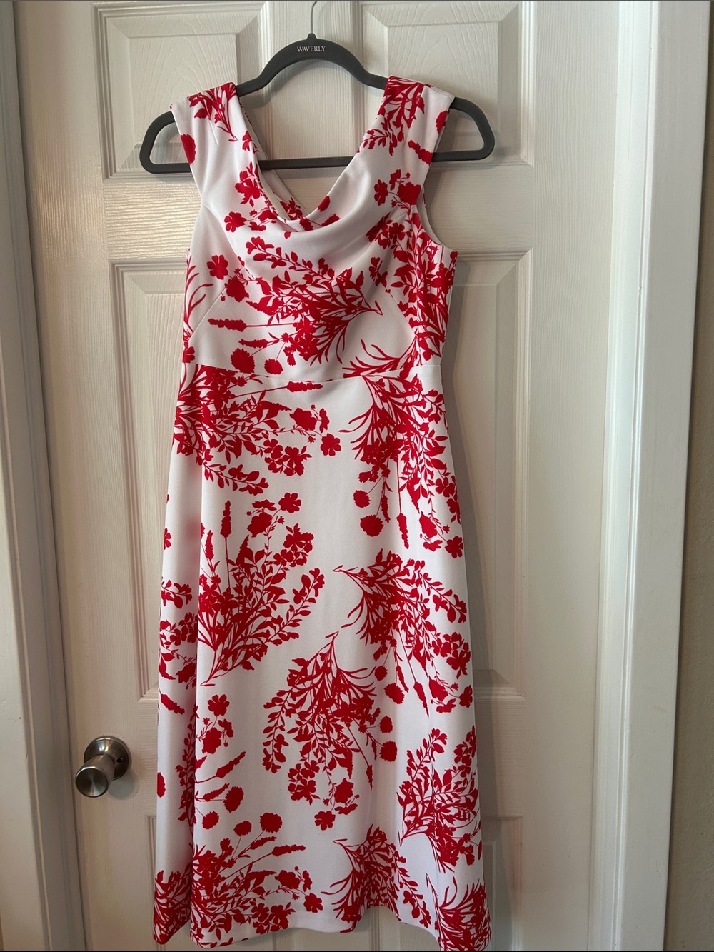 Calvin Klein Off-the-Shoulder, A-Line Midi Dress - Worn One Time